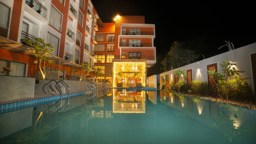 Hotels in Digha-Swimming Pool View